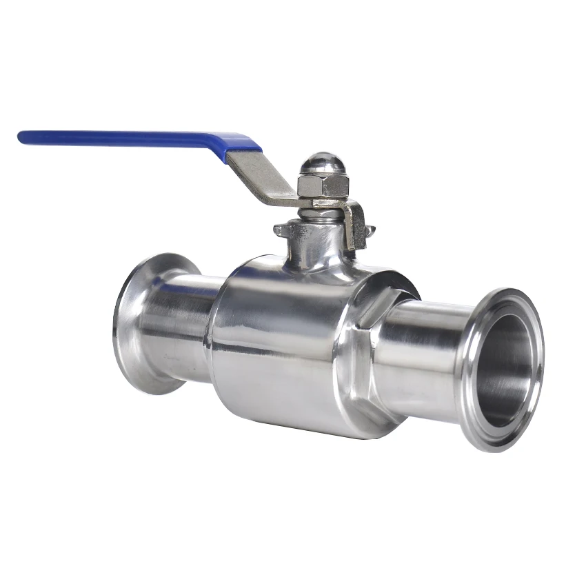 19mm 25mm 32mm 304 Stainless Steel Sanitary Quick Ball Valve Quick-opening Manual Clamping Ball Valve For Food Homebrew Product