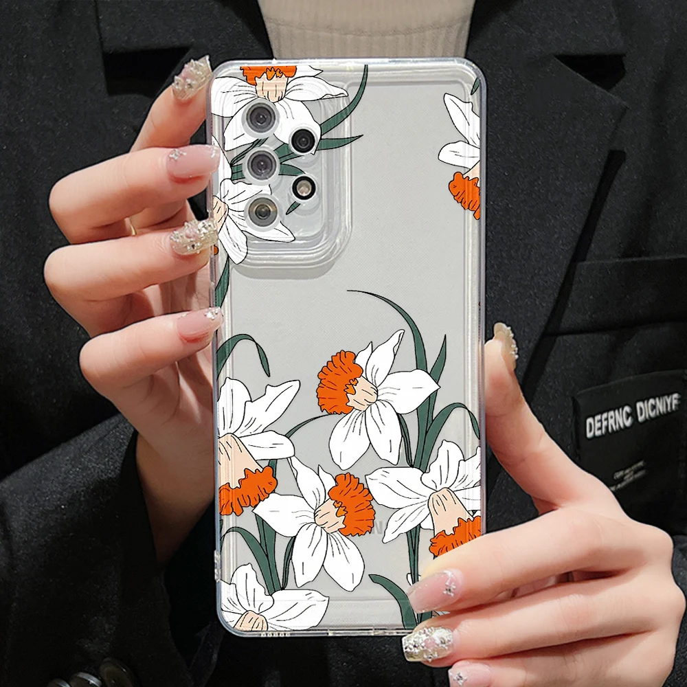 Cherry Case For Samsung A54 A53 A52 A55 A51 A35 A34 A33 A32 A21S A15 A14 A13 A12 Cases Galaxy S22 S23 Ultra S24 S21 Plus S20 FE image 2