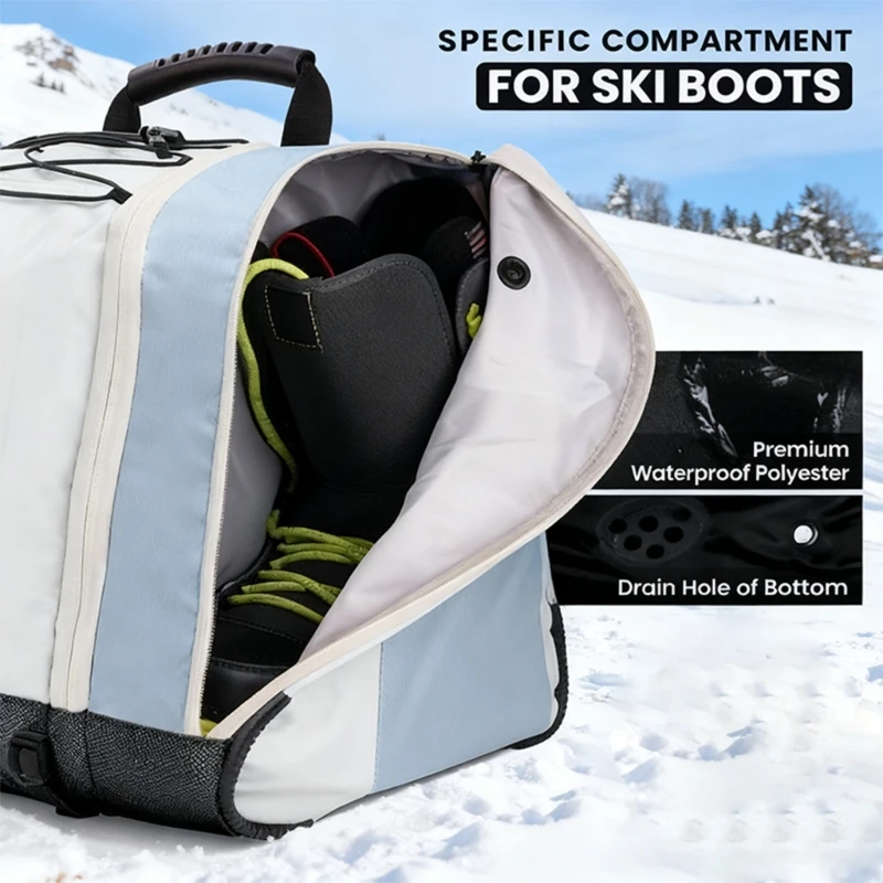 

Heavy Duty Oxford Roller Skate Bag Multiple Compartments Quick Access Design 24BD