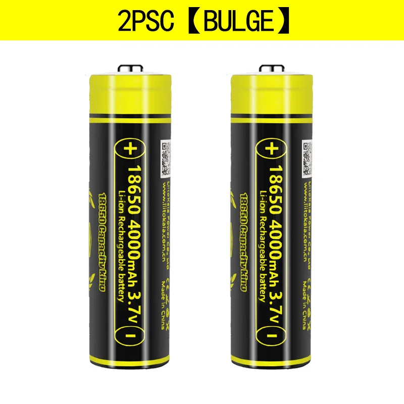 1-40pcs LiitoKala King4000-JT 3.7V 18650 4000mAh 12A Discharging Rechargeable Batteries For Flashlight batteries