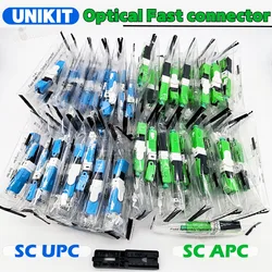 Hızlı bağlantı UNIKIT FTTH FTTH 250d SC APC ve SC UPC tek modlu Fiber optik hızlı bağlantı FTTH SM en iyi optik hızlı bağlayıcı