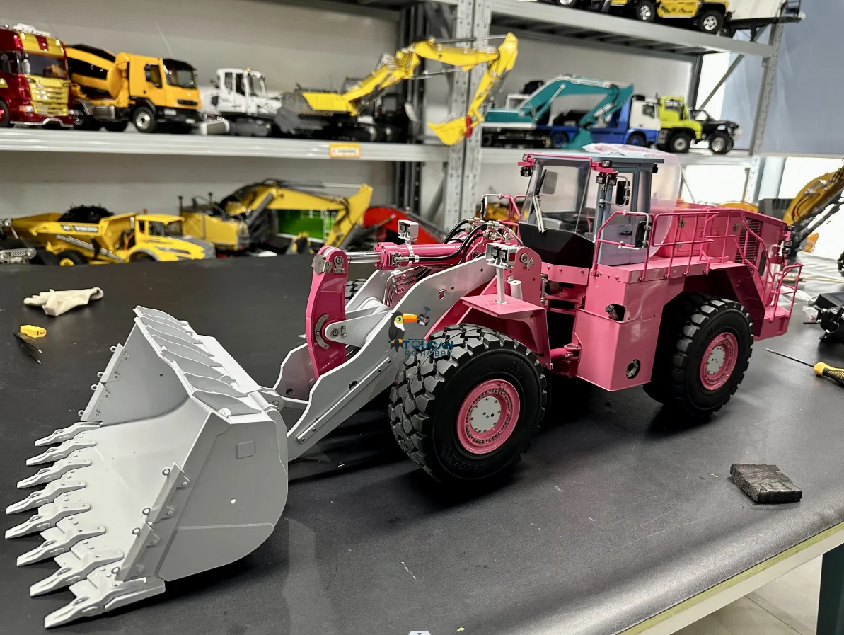 W magazynie Kabolite K988 RC ładowarka hydrauliczna RTR PL18Lite 1/14 sterowanie radiowe pojazd inżynieryjny światła dźwięki Toucanhobby TH23345
