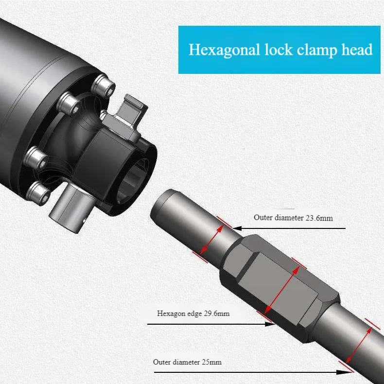 High-Power Industrial 95 Electric Breaker 65 Demolition Hammer Rock Drill Rammer Chisel Tree Digger Shovel Electric Excavator