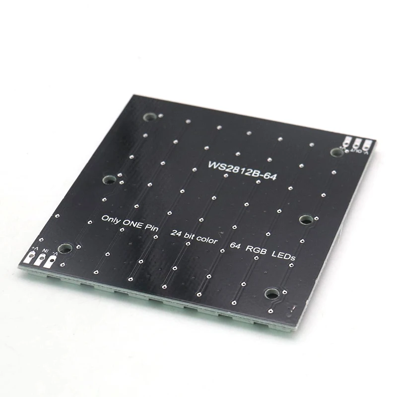 WS2812B 8*8 64-Bit Full Color 5050 RGB LED Lamp Panel Light NEW WS2812 LED 5050 RGB 8x8 LED Matrix for Arduino