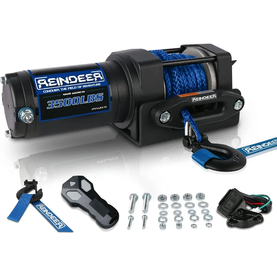 12V Winch 3500 Lb L…