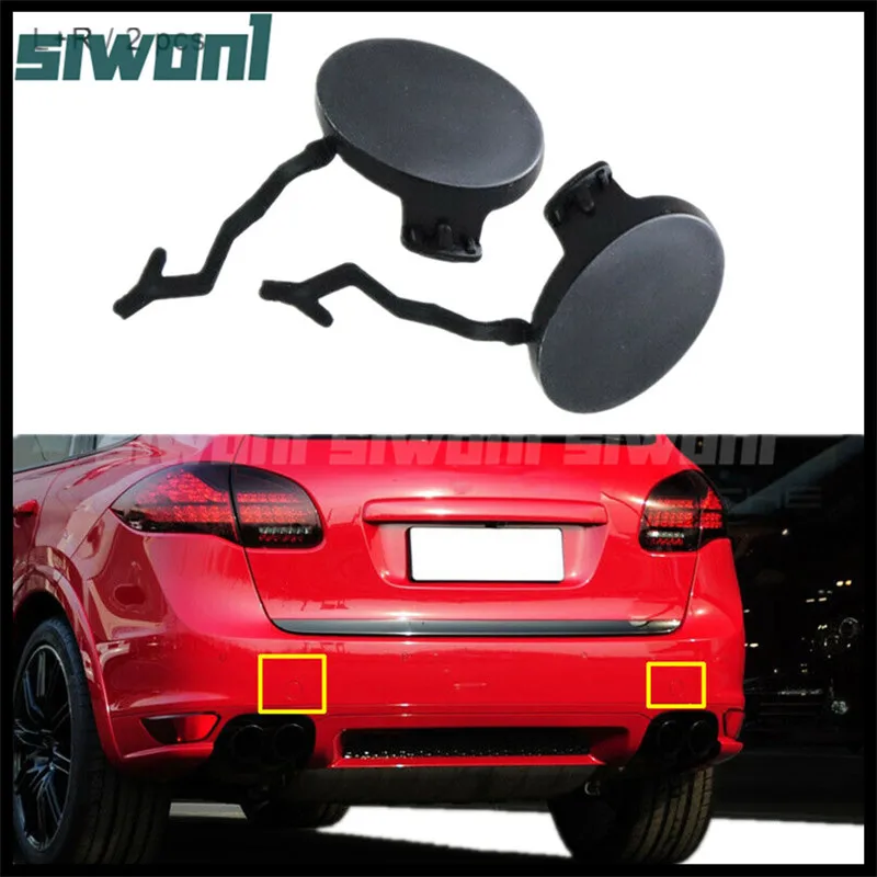 

Rear Left Or Right Fit 2011-2014 Porsche Cayenne Bumper Tow Hook Cover Insert Unpainted 95850544900 95850545000