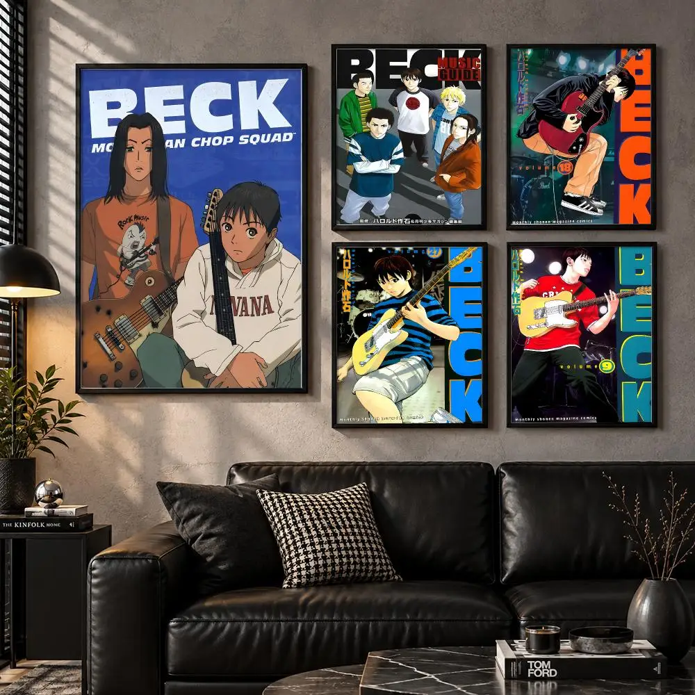 Illustration-Characterart-Collectible BECK: Mongolian Chop Squad Poster Aesthetic Unframed Wall Prints for Bedroom & Living Room