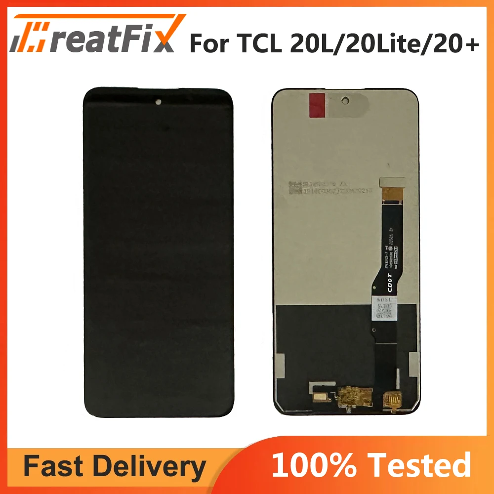 

6.67" Lcd For TCL 20L+ T775H T775B Display Touch Screen Digitizer For TCL 20L 20 Lite T774H T774B LCD Sensor With Frame