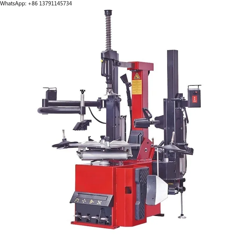 Car Tire Changer 2 Assistant Arm Motorcycle Tire Mounting Machine Tilt Back Column Automatic