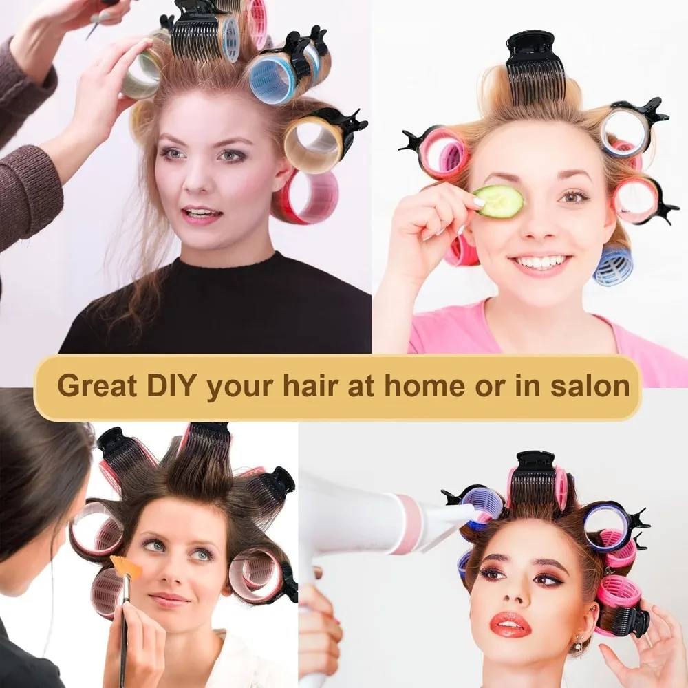 

Набор из 12 термостойких заколок для укладки волос без нагрева, для равномерного завивки, аксессуары для самостоятельного создания причесок