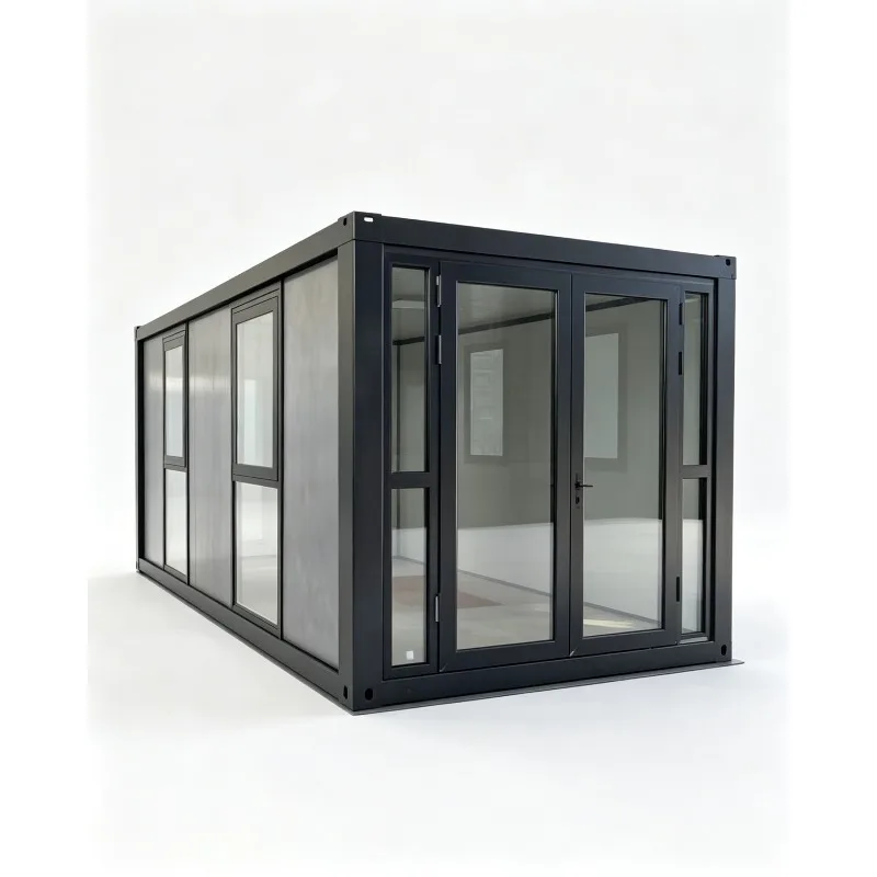 Fast Assembly Industrial Modular Flat Pack Sandwich Panel Container House 20ft 40ft Construction Site Office Worker Dormitory