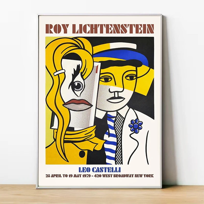 Pop Art Roy Lichtenstein Poster Home Room Decor Office Decoration Painting on Canvas Posters for Wall Decororation Print Bedroom