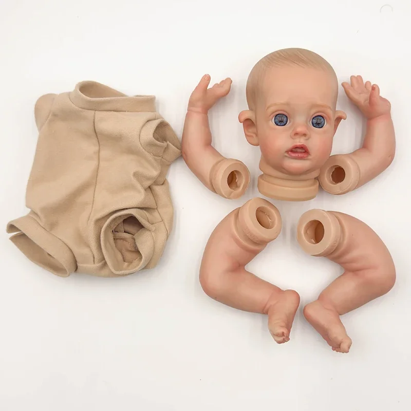 10inch Reborn Baby Kit Fairy Soft Cloth Body Lifelike Reborn Painted Kit DIY Doll Kit Toys