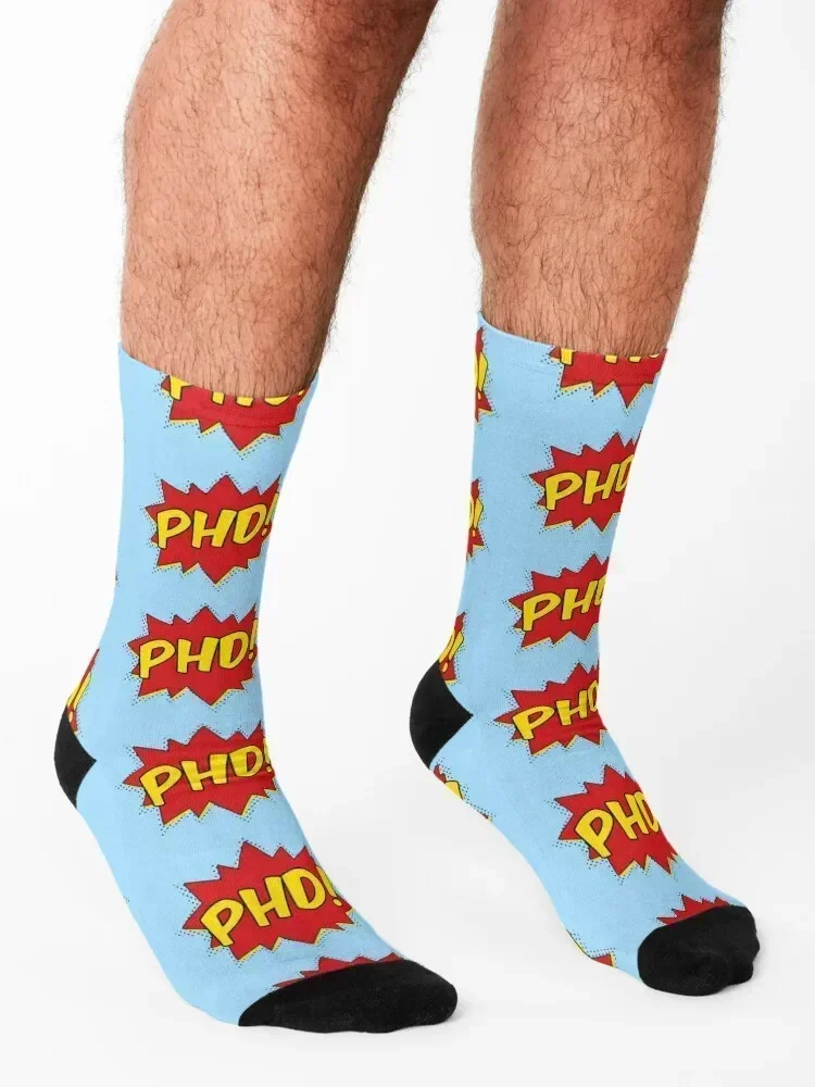 Super PhD Socks Non-slip anime man aesthetic Men's Socks Women's
