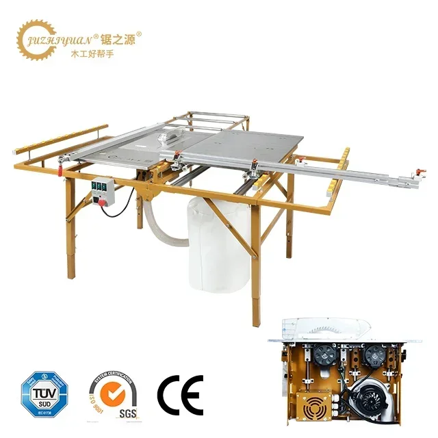 

Direct Factory Stock Multifunctional Portable MIni Woodworking Table Saw high speed sliding saw machine