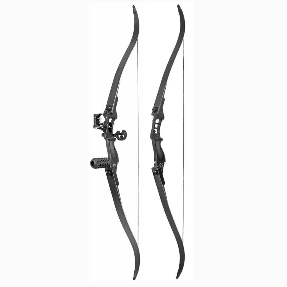 

F177 Recurve Bow 54 Inches 30-50 Lbs 17'' Riser American Hunting Bow for Practice Archery Shooting