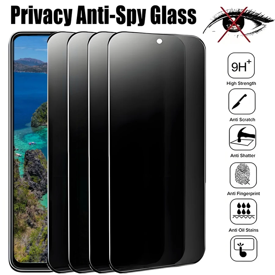 For ZTE Axon 60 Lite Tempered Glass Anti-Spy Privacy Screen 9H Hardness Anti-Scratch For ZTE Axon60 Lite Protector Phone Film