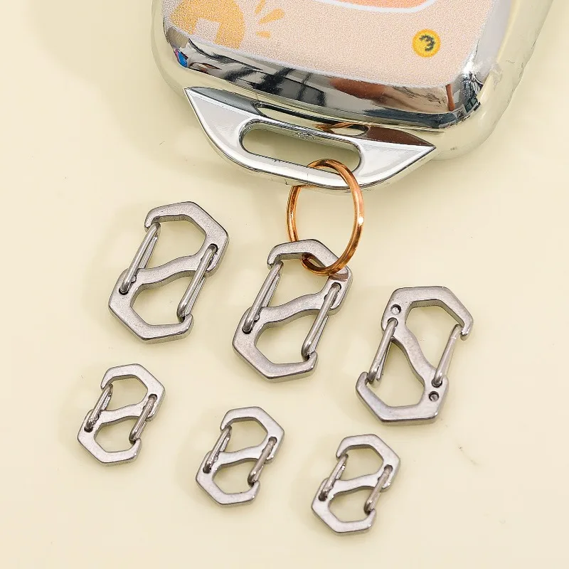 1-30Pcs Carabiner Clips S Shape Clasps for Necklace Extender Bracelet Adjuster Key Chain Waterproof Hook DIY Jewely Accessories