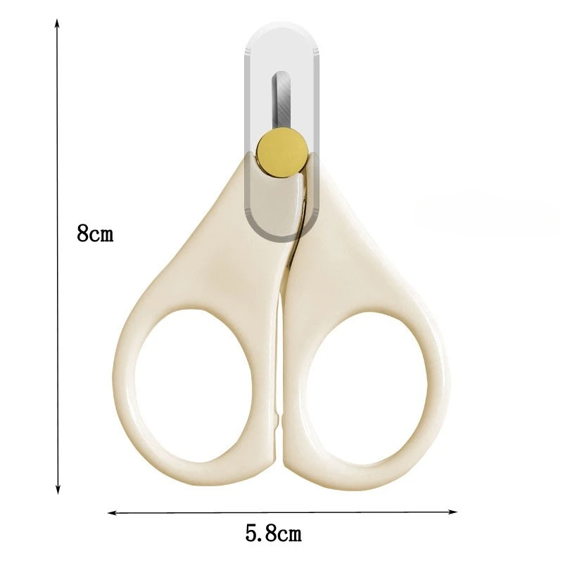 

Baby Newborn White Nail Clippers for Infant Boys Girls Toddler Anti Pinch Meat Pedicure Set Baby Nail Care Trimmer Tools Items