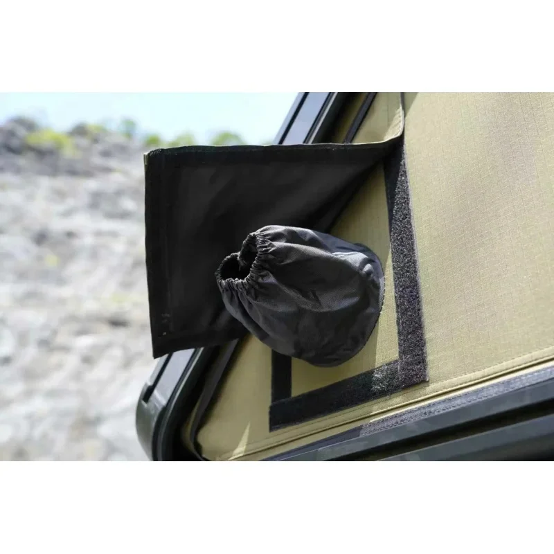 Lightweight Pop Up Wedge Hard Shell Rooftop Tent Aluminum Canopy