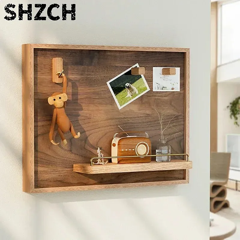 Decorative Solid Wood Meter Box Cover Rust-Resistant Magnetic Safety Panel Hides Utilities