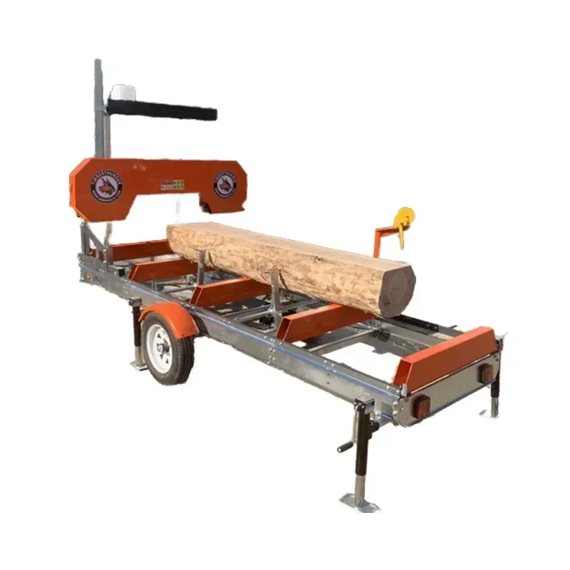 Wood cutting saw  machines gas / diesel / electric portable wheels trailer