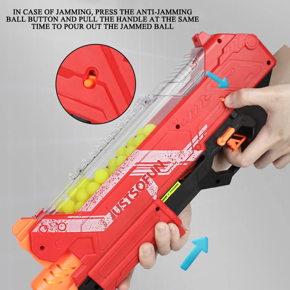 K3 Soft Bullet Gun Toys Children's Continuous Firing Toy Gun High Capacity Dart Foam Blaster Toy for Boys Girls CS Shooting Game