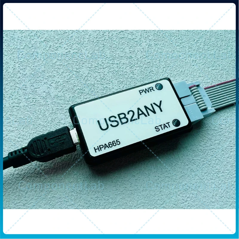 

USB2ANY Programmer TI USB to I2C SPI Adapter for LMX2820 LMX2594 LMX2595 PLL Synthesizer Debugger