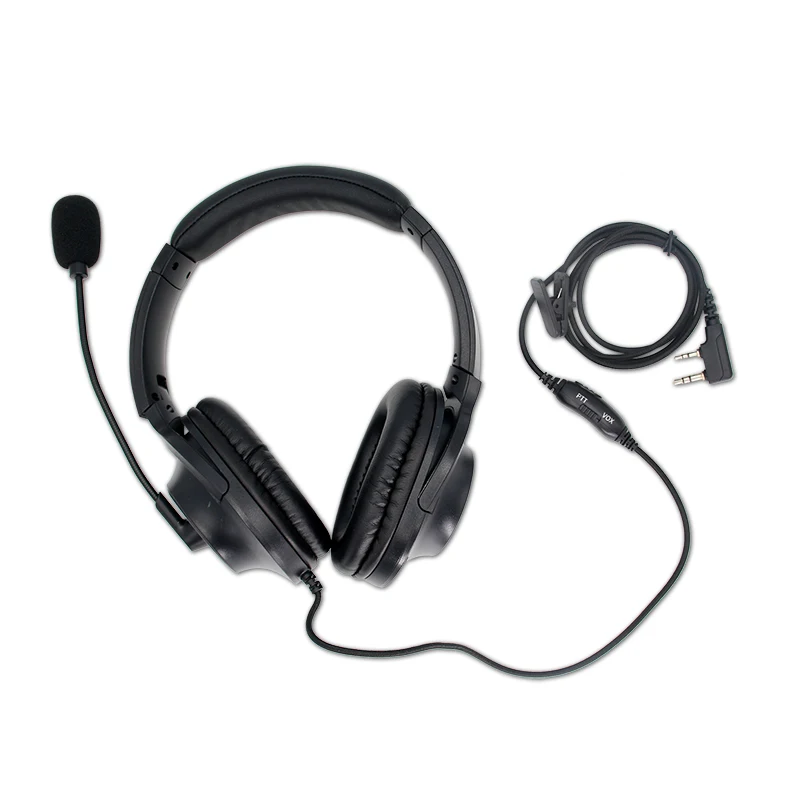 UV-5R Over-ear headphones Headset Walkie Talkie For Baofeng BF-888S UV-82 WOUXUN Headphone Noise Reduction K Type Two Way Radio view 3