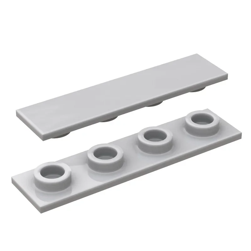MOC 10PCS Special 2431W  Flat Thin Plate Chassis Fixing Bricks Board 1x4 Building Block Creative Toy Adults Boys Holiday Gifts