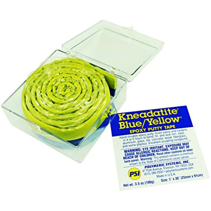 Kneadatite Blue/Yellow Epoxy Putty Tape 90cm Green Stuff
