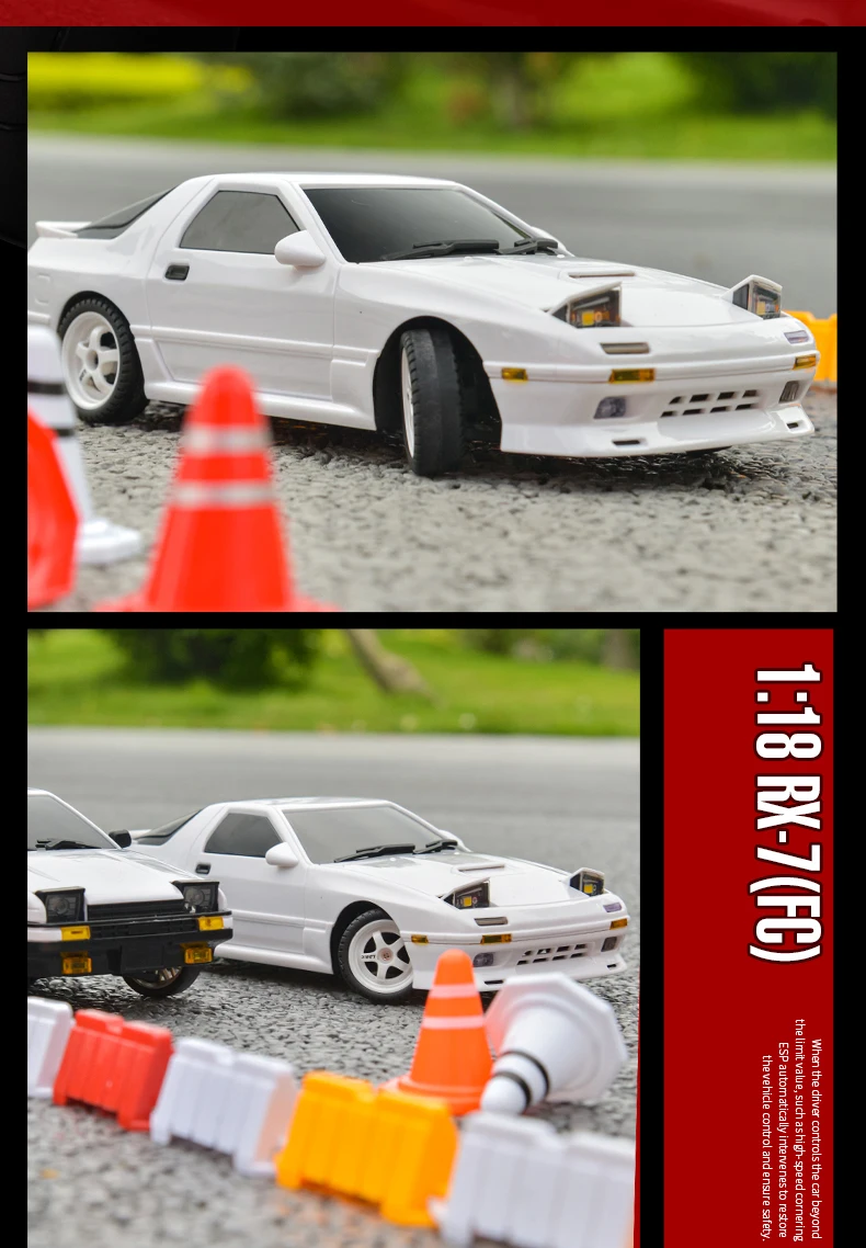 TOUCAN RC HOBBY US in Stock 1/18 LdRC Ld1801 RC Drift Car Rwd Racing Vehicles Flip Light Gyroscope
