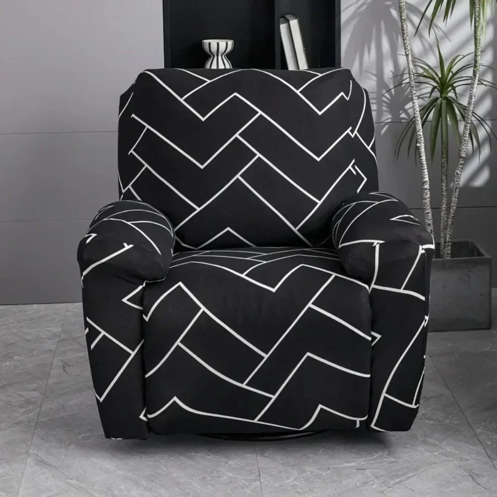 4pcs/set Recliner Sofa Covers Non-slip Massage for Living Room Elastic Reclining Protection Lazy Boy Relax Armchair Couch Cover