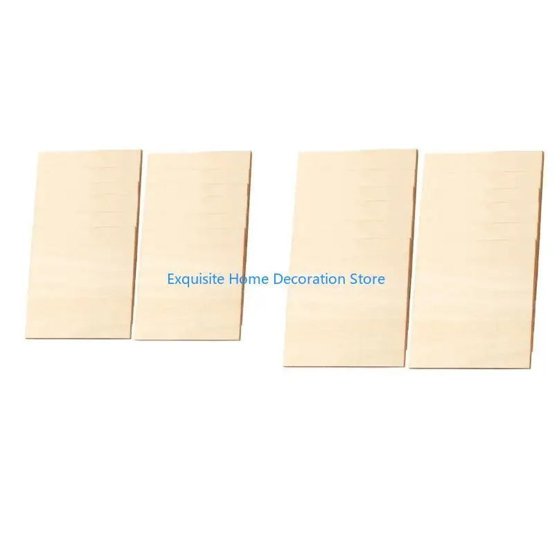 

L5BF 12pcs Basswood Sheets 6 -дюймовый 11,8 дюйма незаконченного ремесленного дерева тонкие деревянные доски для покраски