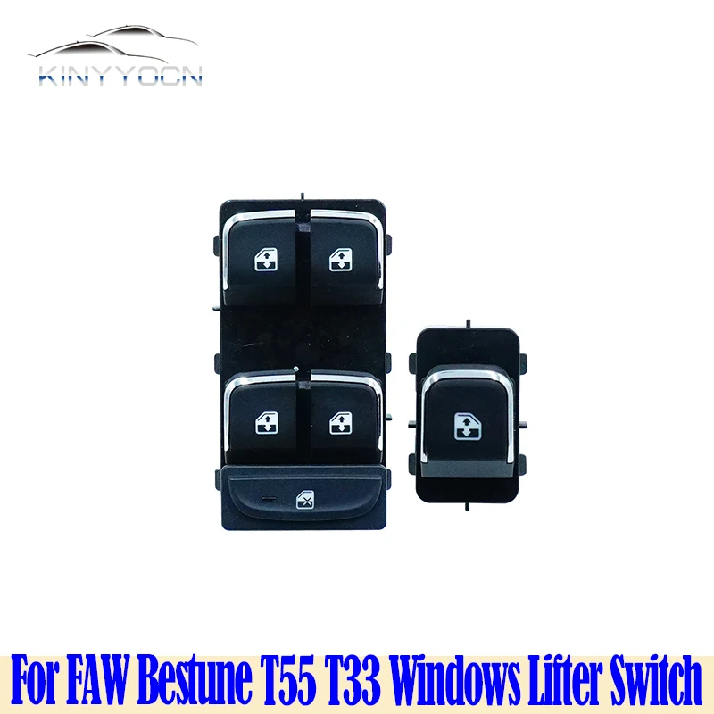 Para FAW Bestune T55 T33 interruptor de ajuste de elevador de ventana interruptor de Control de regulador de elevación de vidrio de ventana