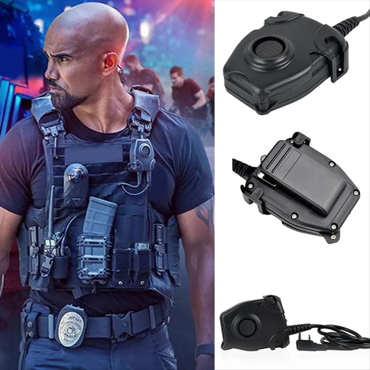 A64I Waterproof PTT Cable for Z Headset ComtacII H50 H60 HD03 for for Two Way Radio