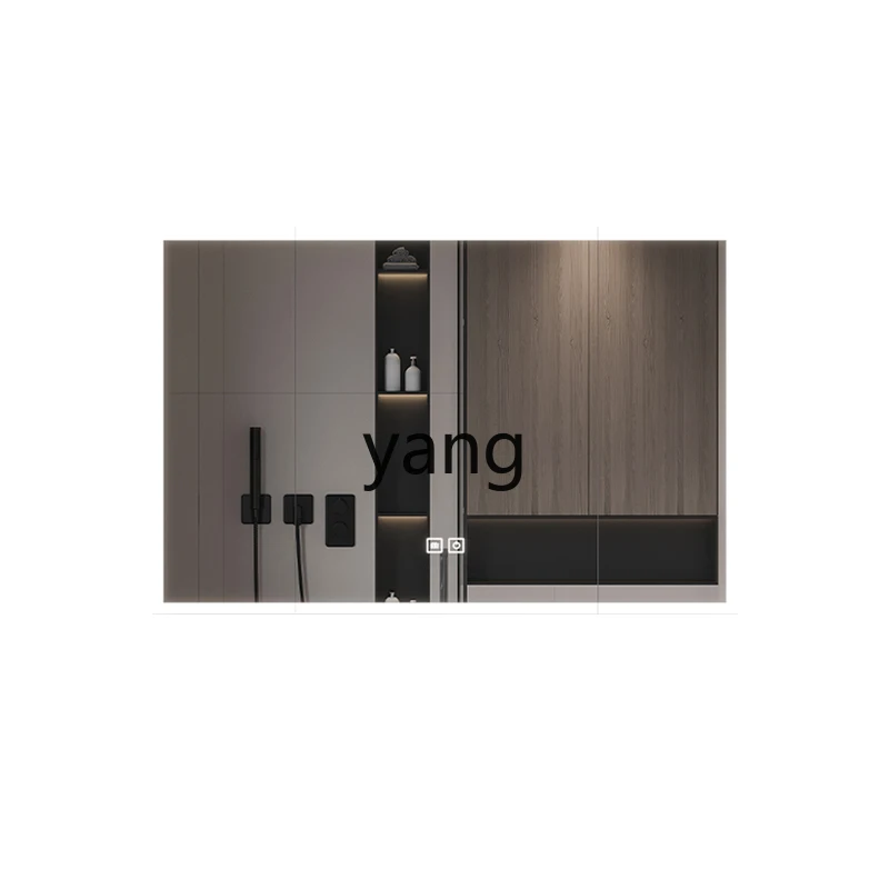 Lmm smart mirror cabinet Wall-mounted mirror with rack, separate bathroom storage integrated cabinet