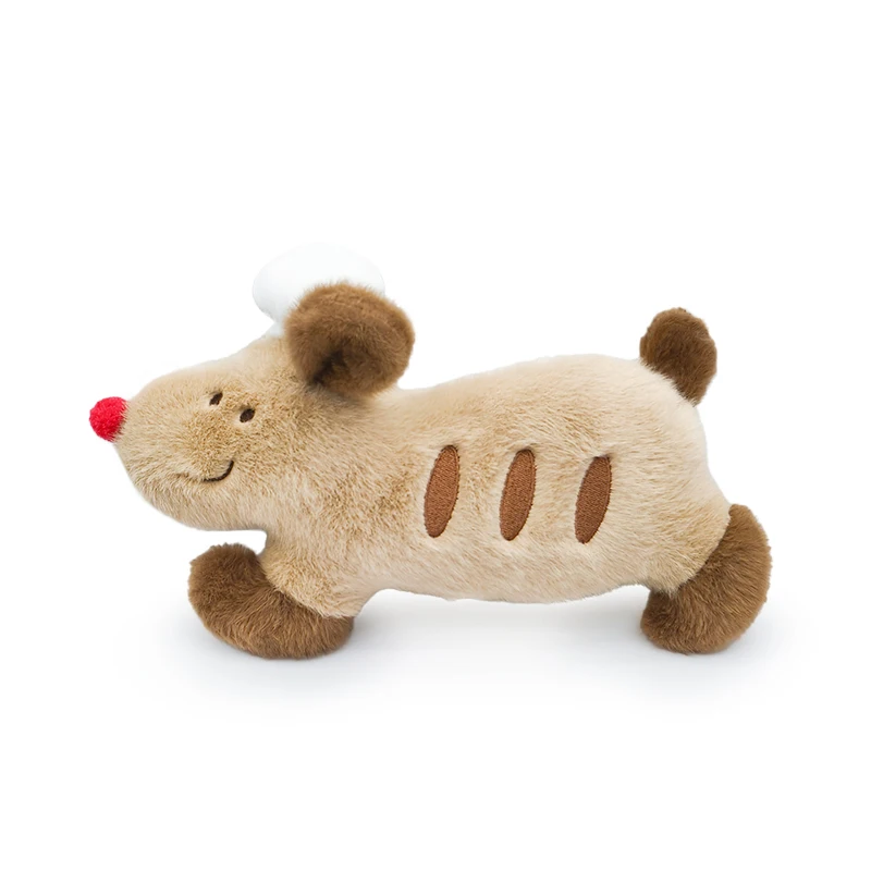 30CM-70CM Kawaio kreatywna symulacja kreskówki Anime kij chleb pies pluszowa poduszka dla dzieci kojąca lalka świąteczne prezenty na święto dziękczynienia