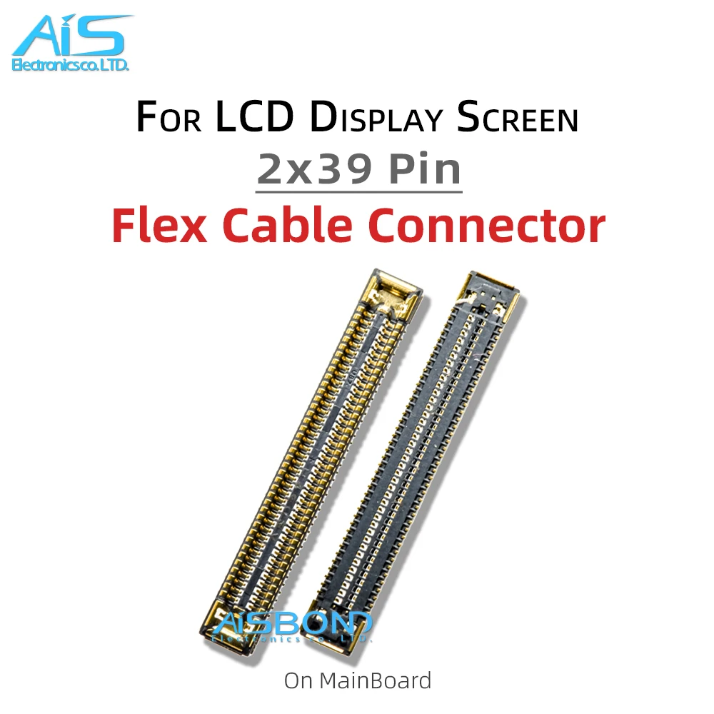 10Pcs FPC On LCD Display Battery Flex Cable Connector Clip Plug For Samsung A53 A32 A73 S23FE A12 A22 4G A42 A52 A72 A13 A23 A33