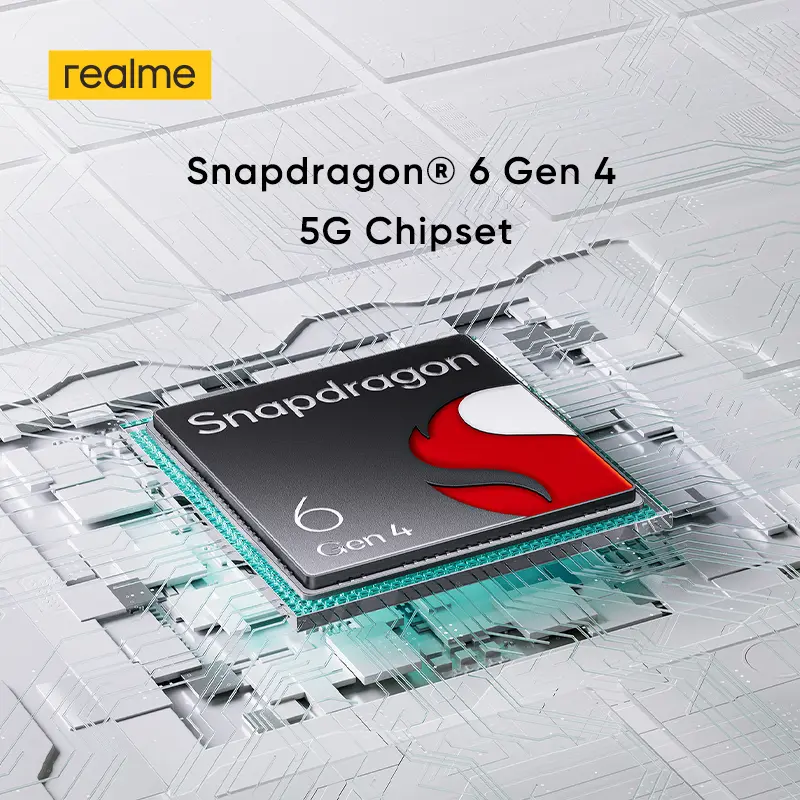 هاتف realme P3 5G ذكي عرض عالمي معالج Snapdragon® 6 Gen 4 بطارية 6000mAh شاشة 6.67 بوصة 120Hz AMOLED شحن 45W NFC - 4