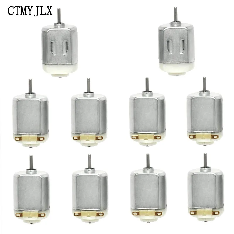 10pcs 130 Micro DC Motor 3V 0.2A 12000RPM R130 Mini Micro DC Motor For DIY Toys Hobbies Smart Car Electric Motors DIY Electronic
