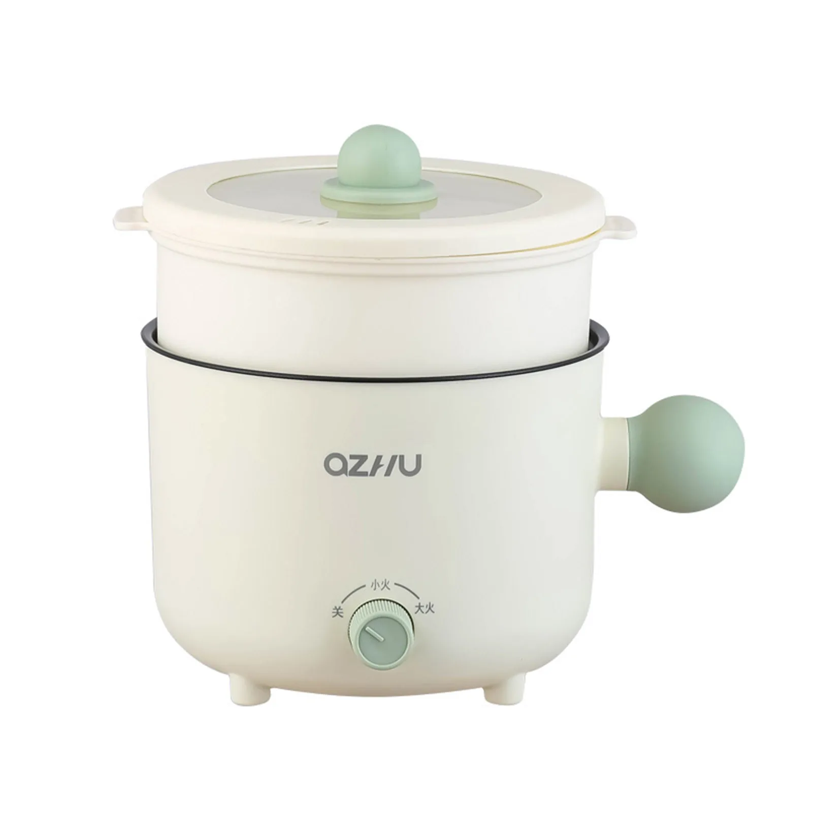 

Electric Cooking Pot Non-Stick Pan Rapid Noodles Cooker Mini Pot for Steak Egg Fried Rice Ramen Oatmeal Soup