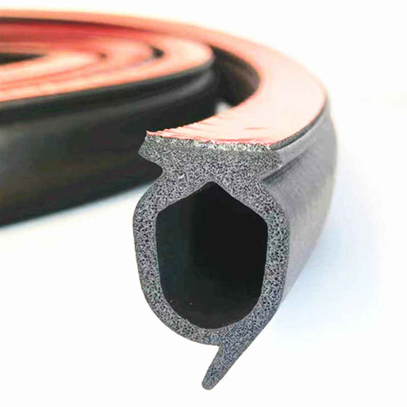 1M/3M/5M Rolling Shutter Door Universal Door Bottom Sealing Strip Electric Door Garage Door Bottom Self-Adhesive Rubber Strip