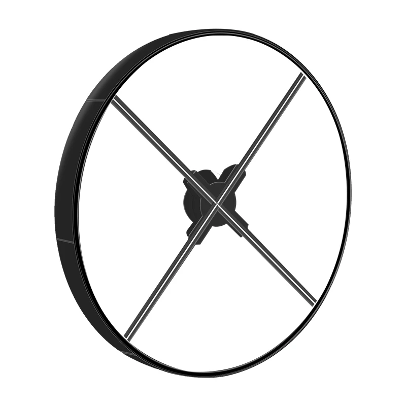 

New 58cm acrylic protective cover for 45 56cm 3D holographic fan projector removable cover, fixed with screws