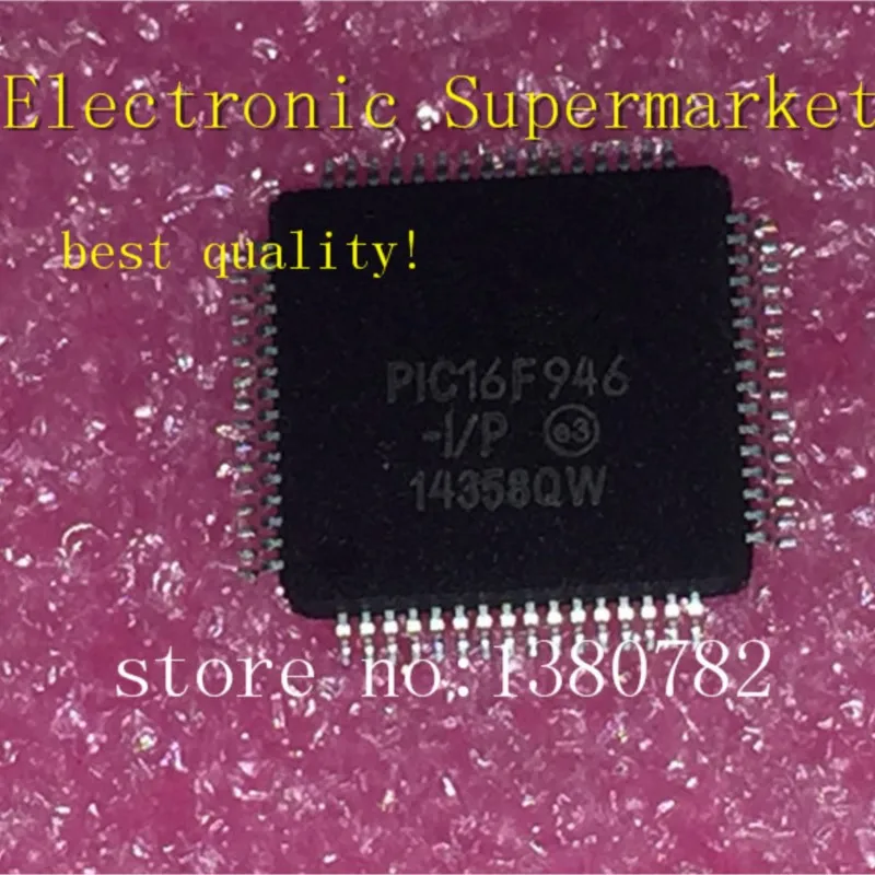

Free Shipping 5pcs-20pcs PIC16F946-I/PT PIC16F946 TQFP-64 New IC In stock!