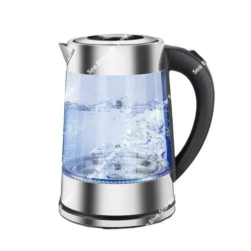 Insulation glass electric kettle, household automatic power-off double-layer anti-scalding stainless steel glass kettle