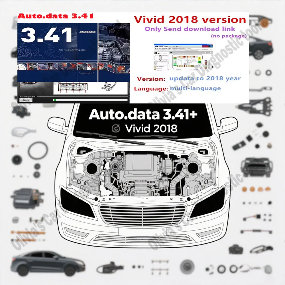 

Vivid 2018 Car accessories Workshop DATA Atris-Technik Parts Catalog Europe Models + Autodata 3.41 obd2 scanner Polish Language