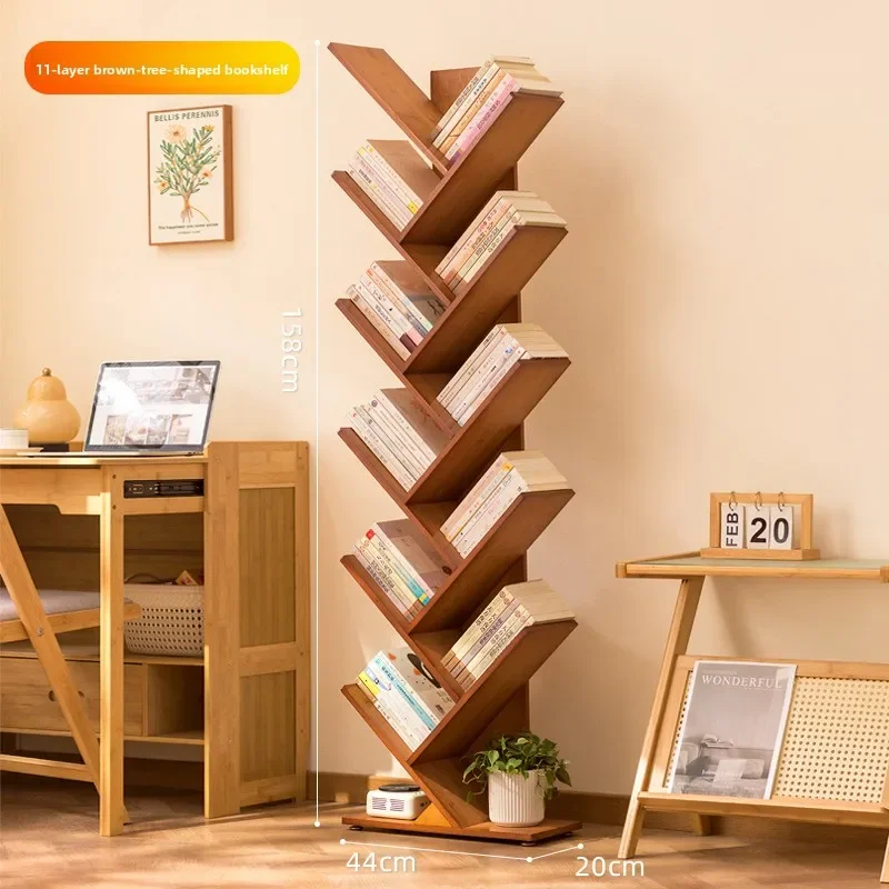 Desktop bookshelf Shelf Home storage rack Bedroom cabinet Multi-layer simple bookcase