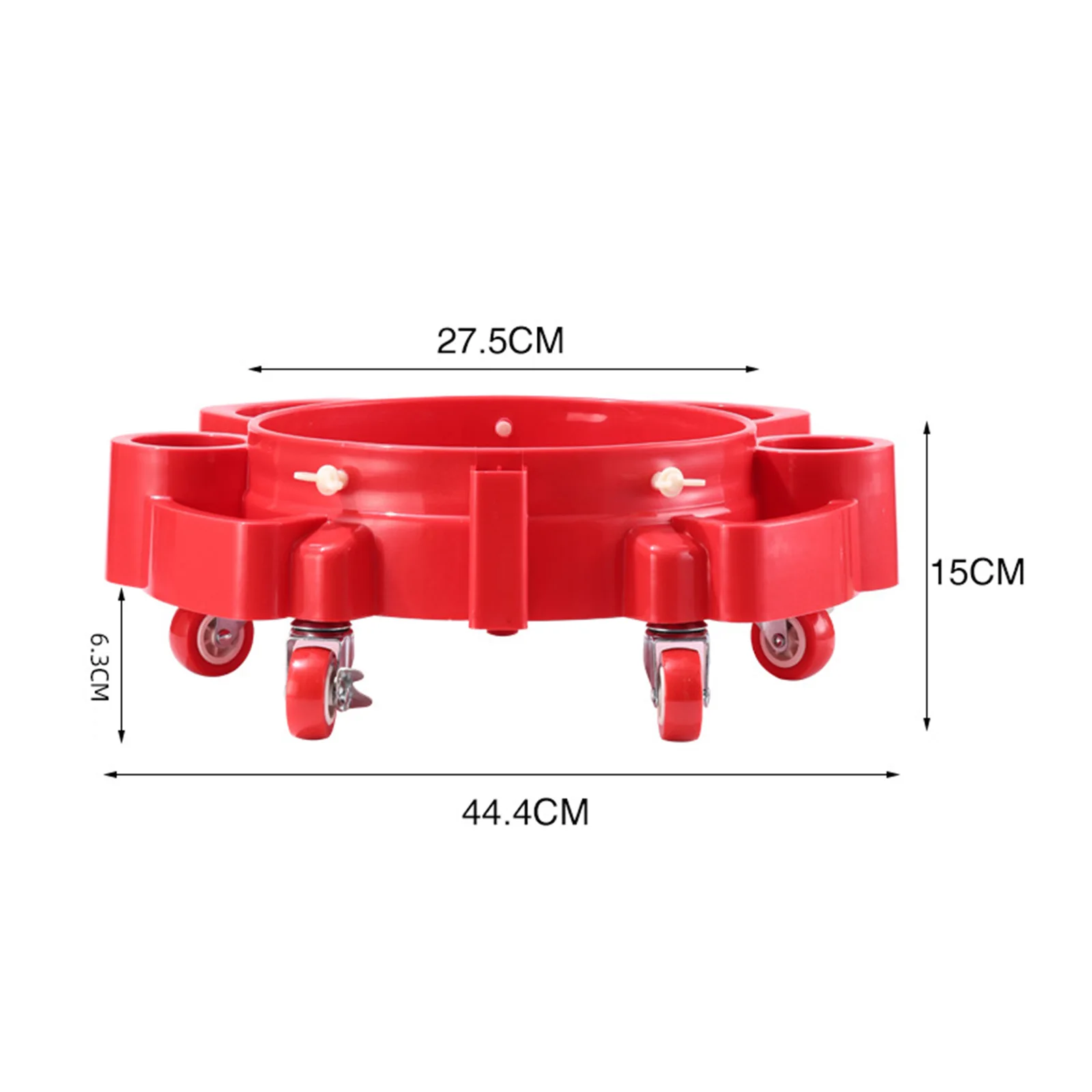 Rolling Bucket Trolly Rolling Swivel Casters car wash bucket Base Detachable sitting car wash bucket Moving Base Car Wash tool