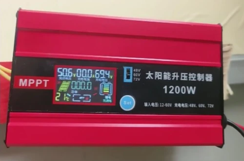 48V 60V 72V Electric Vehicle Solar Charging Controller, 600W 1200W MPPT Boost Power Regulation Panel